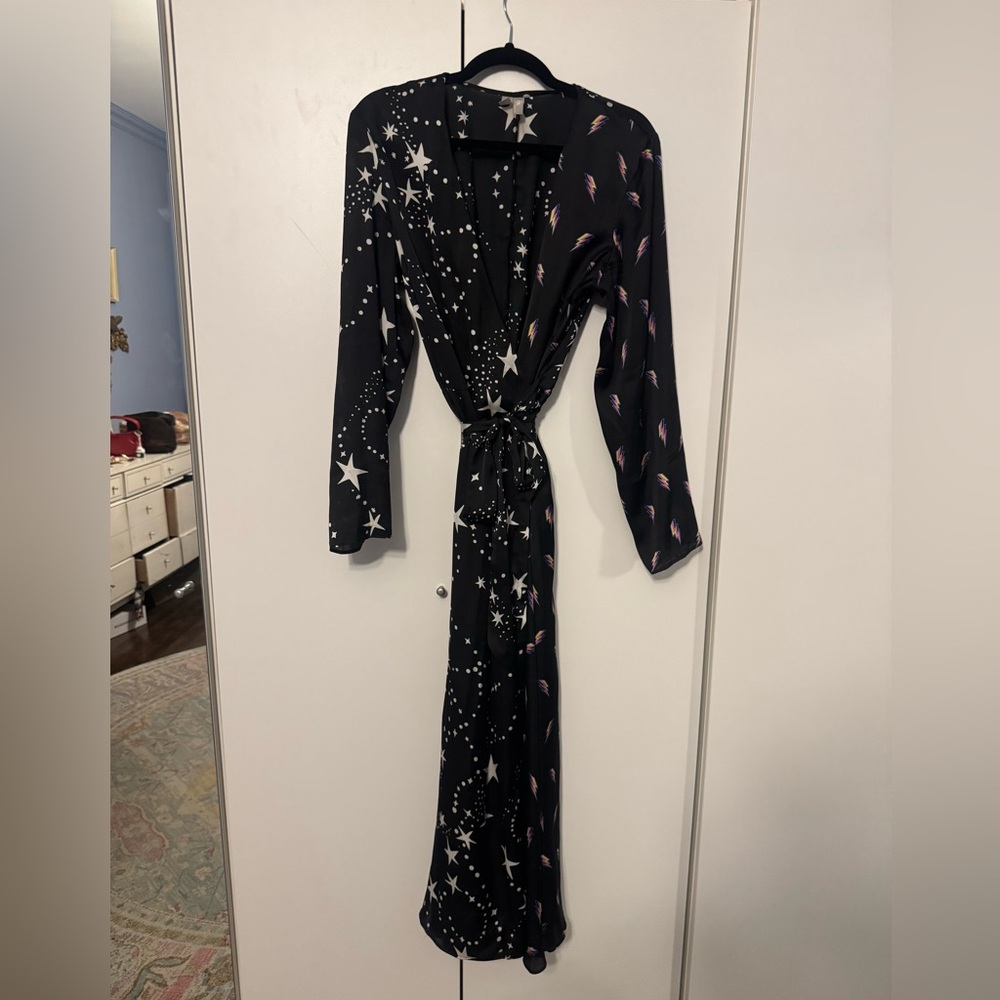 ASOS Black Star lightening bolt Print Dress